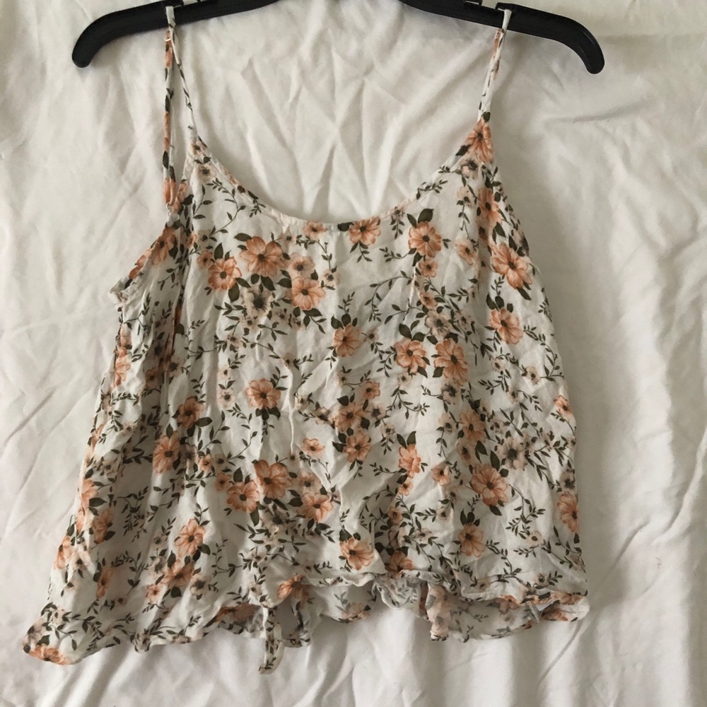 Floral crop top